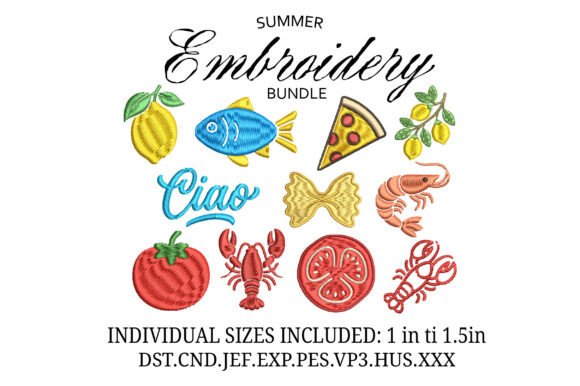Add Sunshine to Your Stitching: The Mini Summer Embroidery Bundle
