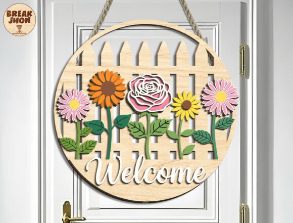 Bring Spring to Your Porch: The Welcome Garden Door Hanger SVG