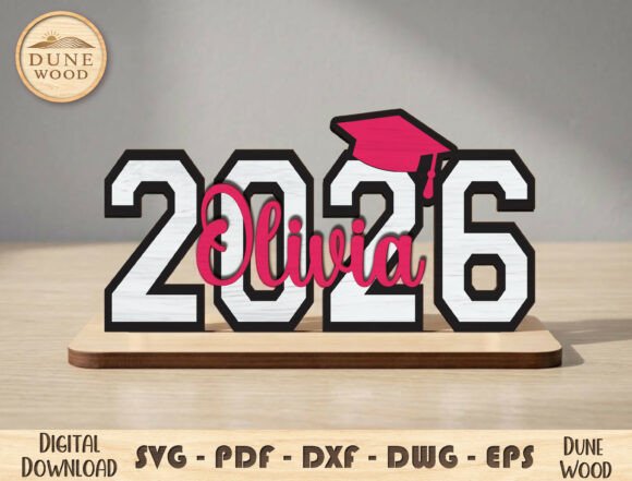 Modern Laser Cut Design for 2026 Graduation Keepsakes